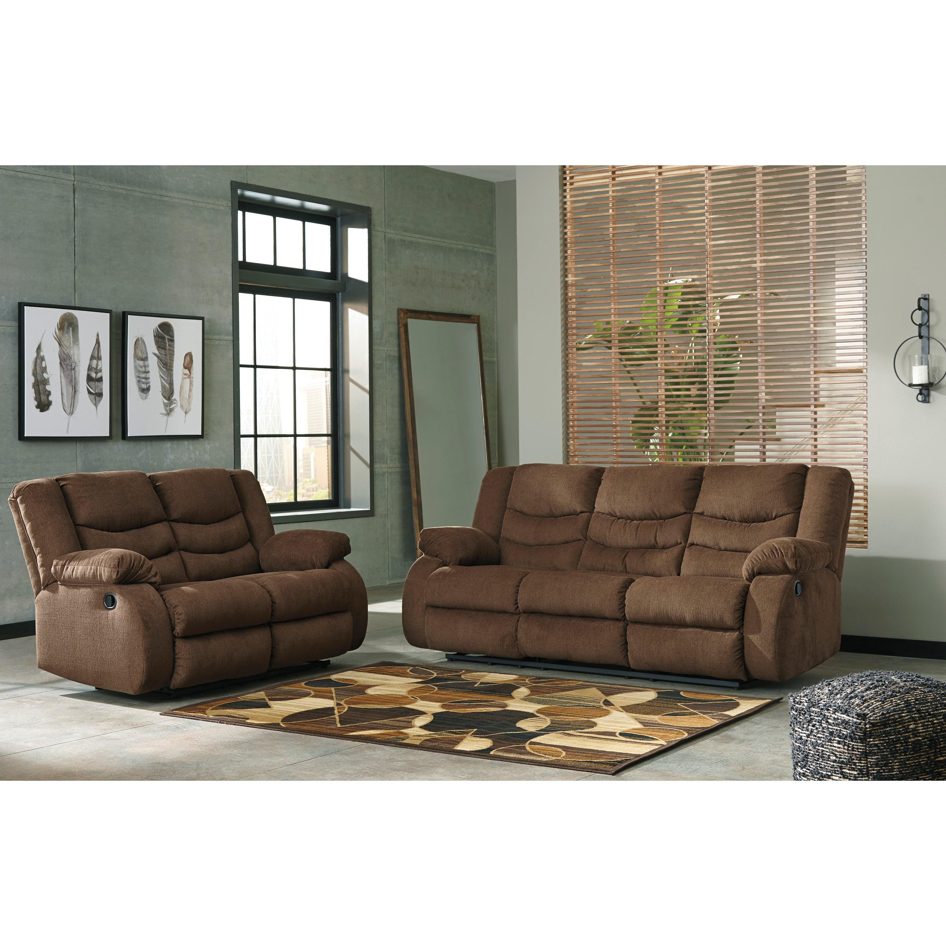 Tulen gray reclining living room set on sale